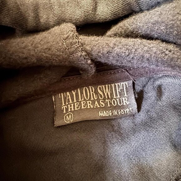 Taylor Swift Grey The Eras Tour Hoodie Size M - Picture 5 of 5